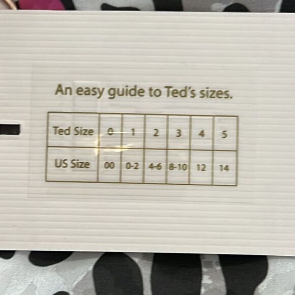 NWT Ted Baker London Stelaar Wilderness MIDI Dress Ted Size 1/ US XS - Picture 14 of 16